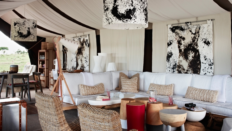 Singita Mara River Tented Camp - Lounge